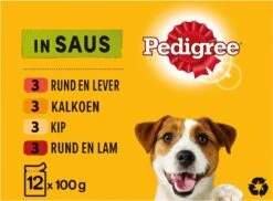 Pedigree Adult Honden Natvoer - Vlees & Gevogelte In Saus - 48 X 100g -Huisdierbenodigdheden Korting 1200x884 8