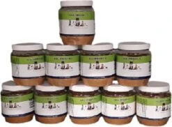 Unit 24- 5 Potten Vogelpindakaas Met Meelwormen. Plastic Potten á 350 Gram. Tuinvogelvoer. Voordeelverpakking