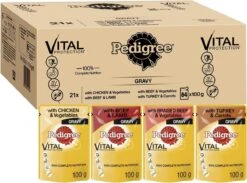 Pedigree Natvoer Mixed Selection 84 X 100 G. Kip, Runds, Kalkoen En Lams - Hondenvoeding -Compleet Nat Hondenvoer. -Huisdierbenodigdheden Korting 1200x887 4