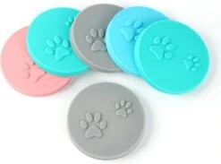 Merkloos Siliconen Deksel - Voor Dierenvoer - Blikvoer - Hondenvoer - Kattenvoer - Vershoudbakjes - Verschillende Maten - Grijs -Huisdierbenodigdheden Korting 1200x888 1