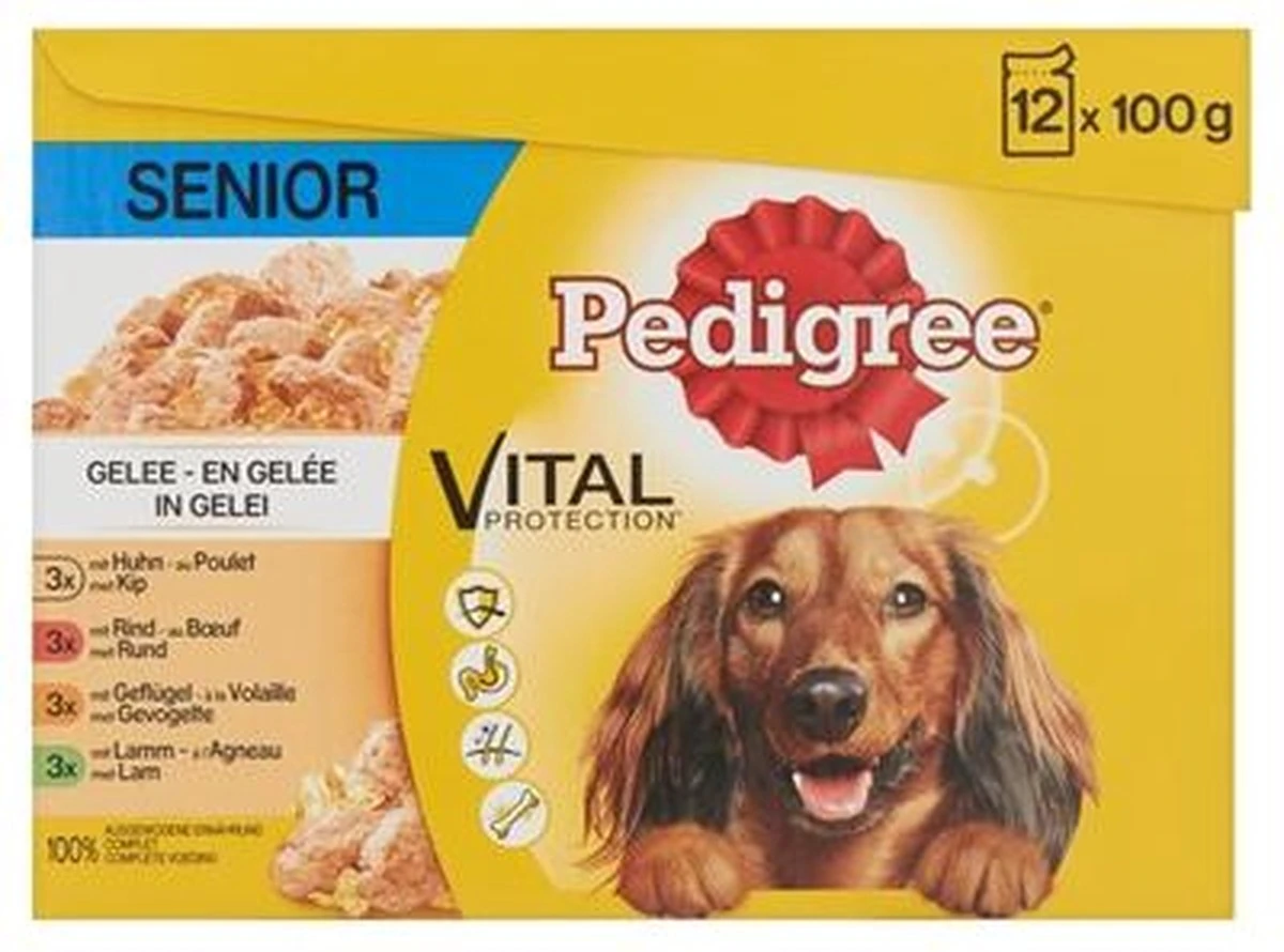 Pedigree Multipack Maaltijdzakjes Senior 12 X 100 Gr 6 Pedigree Multipack Maaltijdzakjes Senior 12 X 100 Gr - Image 4
