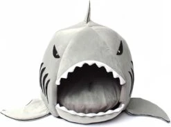 MikaMax Haai Hondenmand - Kattenmand - Dierenmand - Huisdierkussen - Mand Of Bed - Origineel - Extra Zacht Materiaal - 42 X 42 X 36 Cm -Huisdierbenodigdheden Korting 1200x892 5