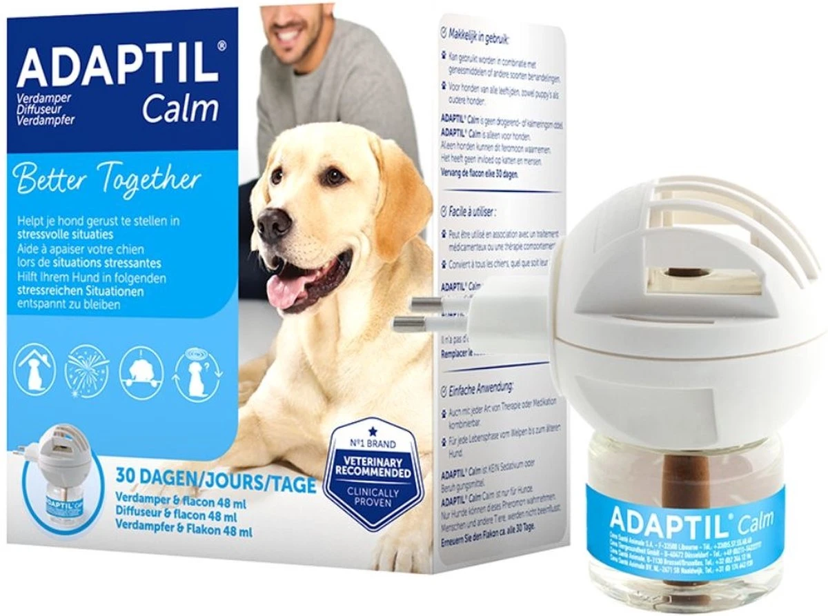 Adaptil Calm Startset - 1 Verdamper + 1 Navulling - Anti-stress Hond - 48 Ml 8 Adaptil Calm Startset - 1 Verdamper + 1 Navulling - Anti-stress Hond - 48 Ml - Image 6