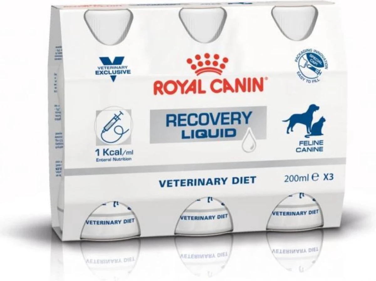 Royal Canin Recovery Liquid Hond Kat 3 X 200 Ml 3 Royal Canin Recovery Liquid Hond Kat 3 X 200 Ml