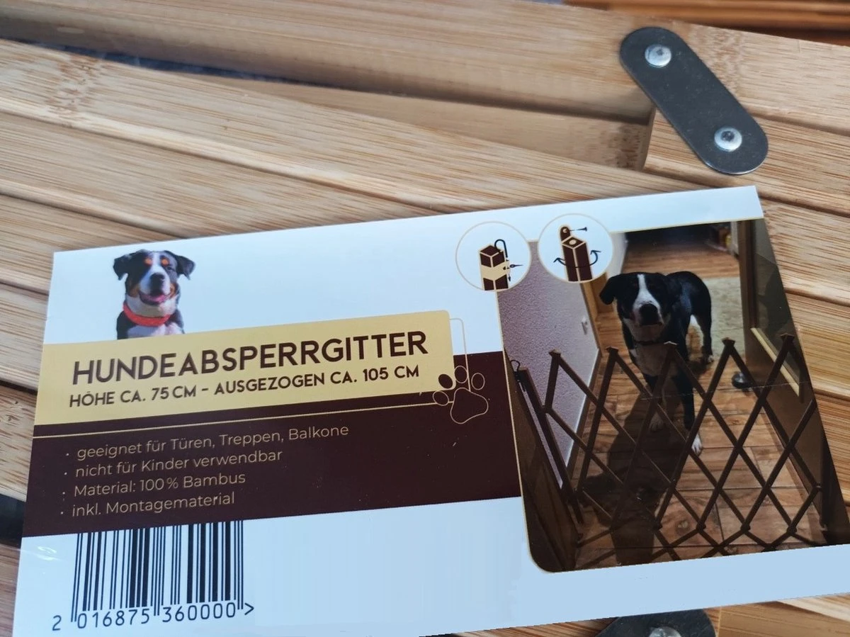 Merkloos Traphekje Voor Honden (vouwhekje / Schaarhekje / Harmonica Hekje) 4 Merkloos Traphekje Voor Honden (vouwhekje / Schaarhekje / Harmonica Hekje) - Image 2