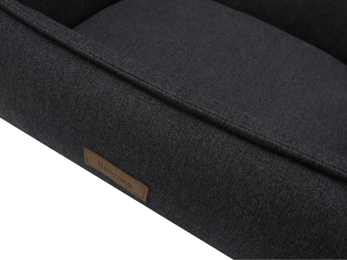 Benzano - Orthopedische Hondenmand - Wasmachine Wasbaar - Memory Foam - Donkergrijs - 100 CM 4 Benzano - Orthopedische Hondenmand - Wasmachine Wasbaar - Memory Foam - Donkergrijs - 100 CM - Image 2