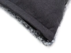 Benzano - Hondenmand - All Season - Wasmachine Wasbaar - Omkeerbaar Kussen - Pluche - Schuimvulling - Antraciet - 100 CM -Huisdierbenodigdheden Korting 1200x900 35