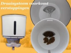 Merkloos Automatische Voerbak Kat En Hond 4L – Voerautomaat - Voerdispenser Huisdier – Smart Automatic Pet Feeder – Met Voicerecorder - Wit -Huisdierbenodigdheden Korting 1200x903 3