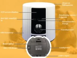 Merkloos Automatische Voerbak Kat En Hond 4L – Voerautomaat - Voerdispenser Huisdier – Smart Automatic Pet Feeder – Met Voicerecorder - Wit -Huisdierbenodigdheden Korting 1200x903 5