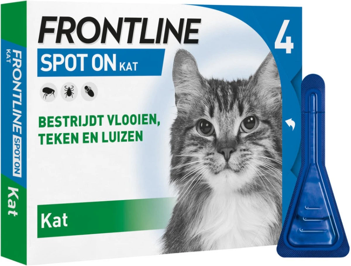 Frontline Spot On - Kat -Tegen Vlooien En Teken - 4 Pipetten 8 Frontline Spot On - Kat -Tegen Vlooien En Teken - 4 Pipetten - Image 6