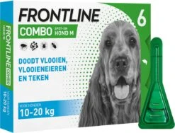 Frontline Combo - M: Van 10 Tot 20 Kg - Anti Vlooienmiddel En Tekenmiddel - Hond - 6 Pipetten -Huisdierbenodigdheden Korting 1200x913 5