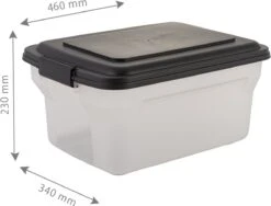 Iris Ohyama Air Tight Food Container Set Van 2 - ATS-C - Kunststof - 20 En 45 Liter - Transparant/Grijs - Met Schepje 13 Iris Ohyama Air Tight Food Container Set Van 2 - ATS-C - Kunststof - 20 En 45 Liter - Transparant/Grijs - Met Schepje -Huisdierbenodigdheden Korting 1200x914 1