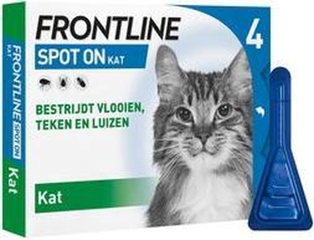 Frontline Spot On - Kat -Tegen Vlooien En Teken - 4 Pipetten 10 Frontline Spot On - Kat -Tegen Vlooien En Teken - 4 Pipetten - Image 8