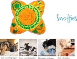 SNUFFIES® Snuffelmat Belle 60x50cm – Snuffelmat – Snuffelmatten - Honden Speelgoed - Honden Speelgoed Intelligentie - Snuffelmat Hond - Snuffelmatten – Hersenwerk – Honden Speeltjes – Puppy - Puppy Speelgoed - Honden Denkspelletjes -Huisdierbenodigdheden Korting 1200x918 2