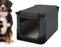 Maelson Soft Kennel - Robuuste Hondenbench Van Zacht Materiaal - Opvouwbare Kennel Met Stevig Stalen Binnenframe - Zwart/antraciet - XXS / XS / S / M / L / XL / XXL - 72 S -Huisdierbenodigdheden Korting 1200x918 3