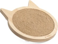 Navaris Houten Krabplank Voor Katten - Krabmat Van Hout En Sisal Voor Aan De Muur - In De Vorm Van Een Kattenkop - Te Bevestigen Met Zuignappen -Huisdierbenodigdheden Korting 1200x921 15