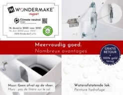 WONDERMAKE® Grote Kattenkast Houten Voor Kattenbak-box Kattentoilet, XL-kattenbak Dressoir Kastje, Designer Kattenhuis Met Kattenhol Kattenmand, Kasten Kast Voor Badkamer, 73,5 X 51,5 X 57 Cm, Wit -Huisdierbenodigdheden Korting 1200x922 9