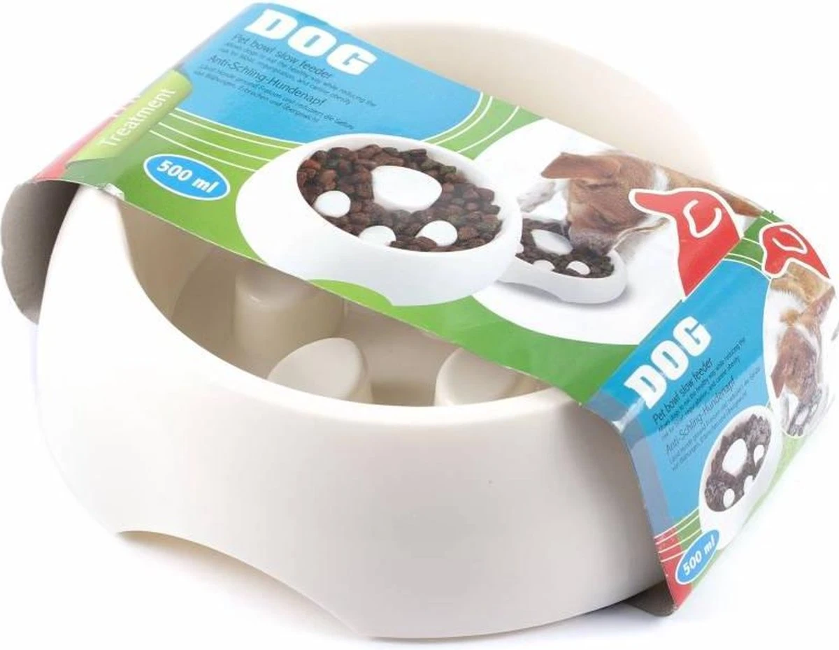 Voerbak Anti Schrok Bak 500 Ml - Voor Honden 3 Voerbak Anti Schrok Bak 500 Ml - Voor Honden