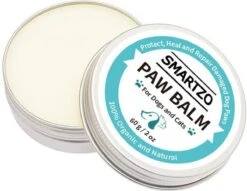 Poot Balsem – Neus Balsem - Huisdieren – Dieren – Poot Verzorging / Neus Verzorging – Verzorging Droge En Gebarsten Poten – Snelwerkende Formule - Hydraterend – Bio Balm - Potenbalsem - Neusbalsem - 60 Gram