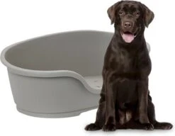 Flamingo - Hondenmand Domus - Grijs - 110 X 74 X 30 Cm -Huisdierbenodigdheden Korting 1200x931 2