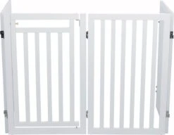 Trixie Hondenhek Met Deur Wit - 60-160 X 81 CM 19 Trixie Hondenhek Met Deur Wit - 60-160 X 81 CM -Huisdierbenodigdheden Korting 1200x931