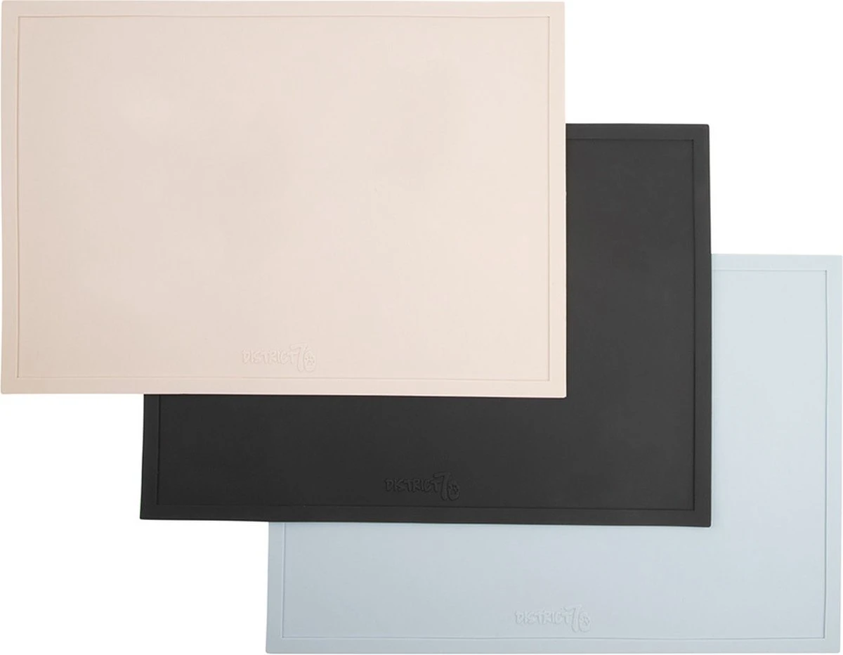 District 70 SERVE - Placemat Voor Honden En Katten - Matcht Met De BAMBOO Voerbakken - Merengue, Ice Blauw En Donker Grijs - 50 X35 Cm - Merengue 8 District 70 SERVE - Placemat Voor Honden En Katten - Matcht Met De BAMBOO Voerbakken - Merengue, Ice Blauw En Donker Grijs - 50 X35 Cm - Merengue - Image 6