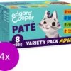 4x Edgard & Cooper Kattenvoer Adult Multipack Pate 8 X 85 Gr