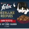 Felix Heerlijke Reepjes Farm Selectie Box - Katten Natvoer - 4 X 12 Zakjes Van 80g -Huisdierbenodigdheden Korting 1200x936 4
