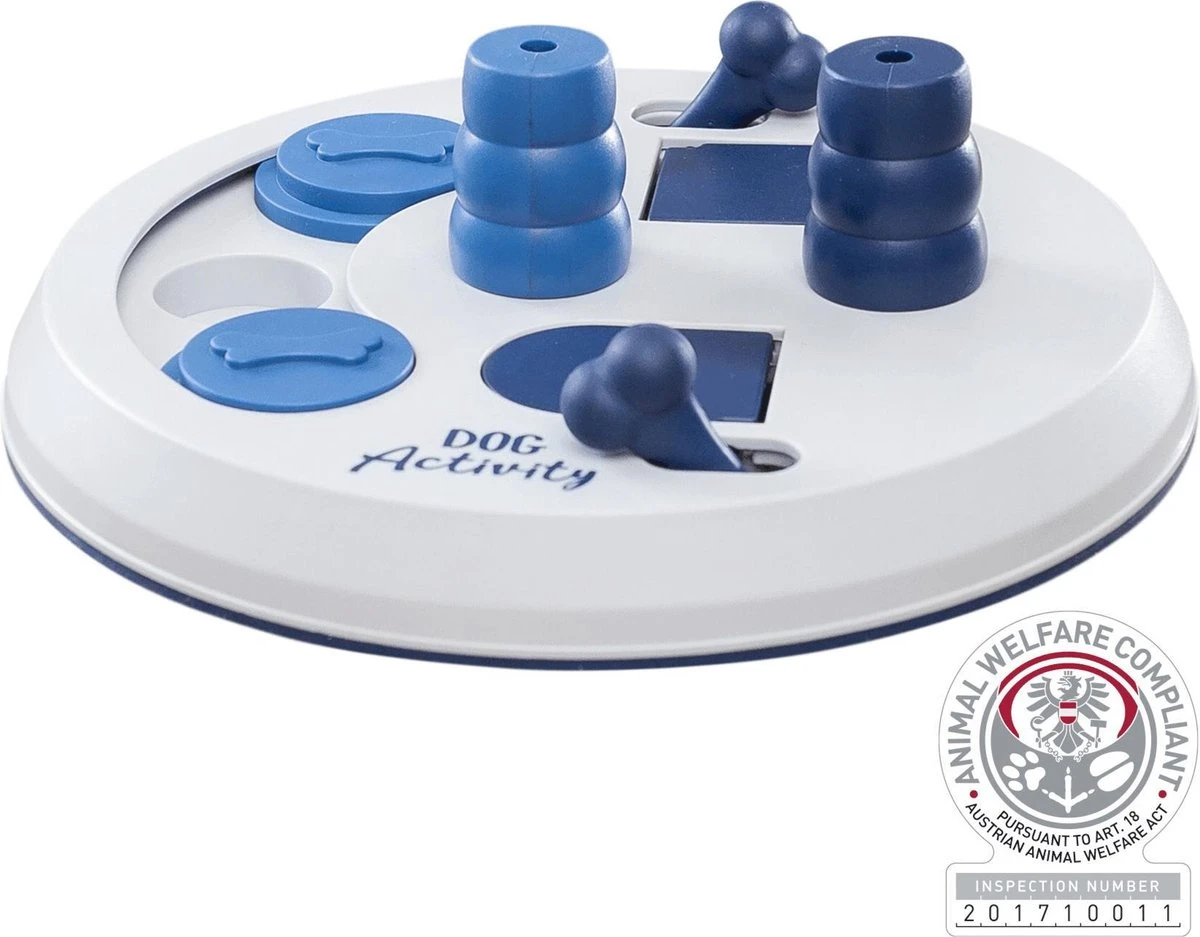 Trixie Honden Activity Flip Board - Hondenspeelgoed - Wit/Blauw - 23 Cm 6 Trixie Honden Activity Flip Board - Hondenspeelgoed - Wit/Blauw - 23 Cm - Image 4