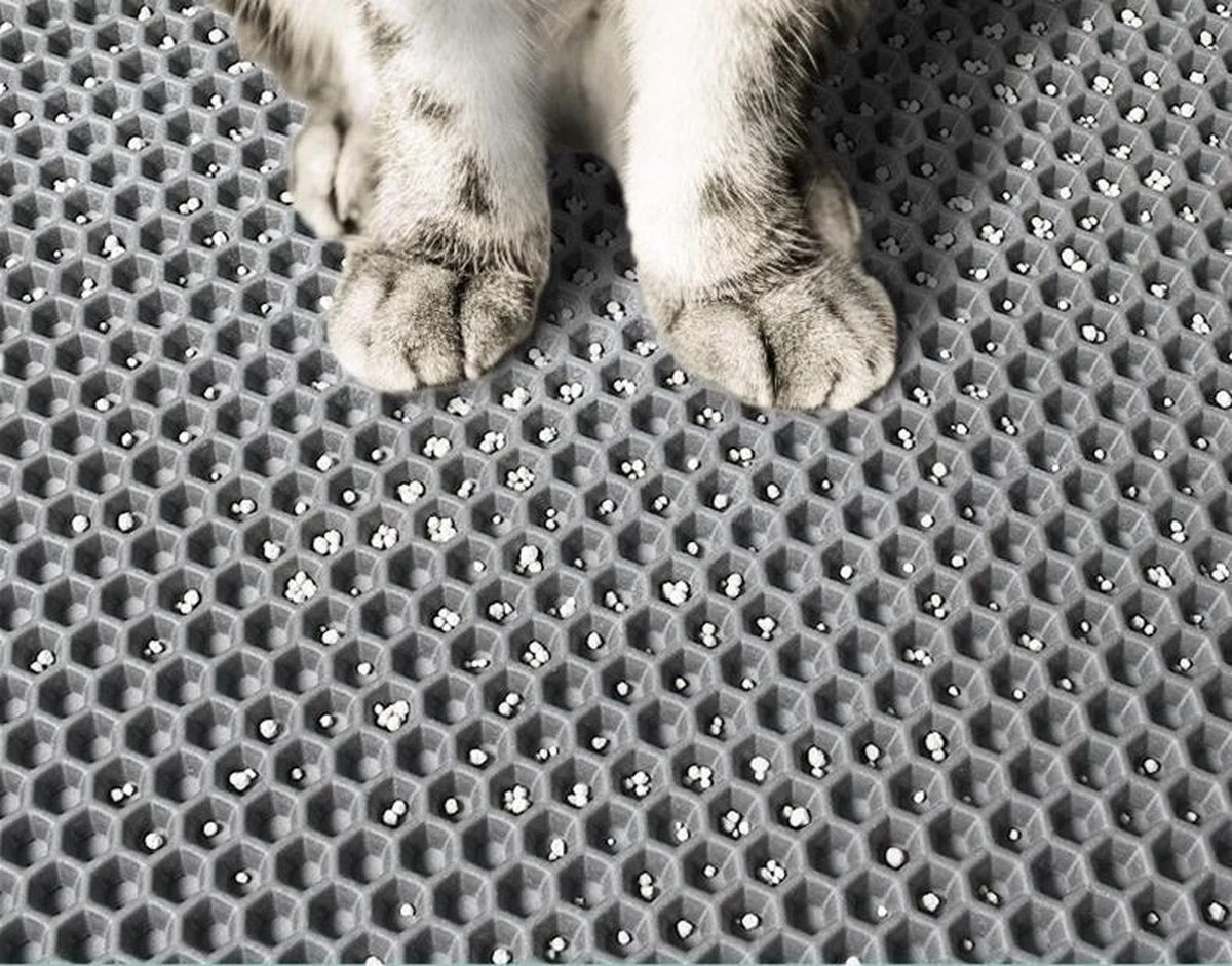 Nixnix - Kattenbakmat - 40 X 50 Cm - Waterdicht - Dubbele Laag - Honingraatstructuur - Uitloopmat - Placemat Kat - Schoonloopmat Kattenbak - Kattenbak Accessoires - Katten Grit Opvanger - Katten Mat 9 Nixnix - Kattenbakmat - 40 X 50 Cm - Waterdicht - Dubbele Laag - Honingraatstructuur - Uitloopmat - Placemat Kat - Schoonloopmat Kattenbak - Kattenbak Accessoires - Katten Grit Opvanger - Katten Mat - Image 7