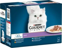 Gourmet Perle - Kattenvoer Natvoer - Land & Zee Duo Met Kip En Rund - 48 X 85 Gram -Huisdierbenodigdheden Korting 1200x942 10