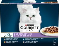 Gourmet Perle - Kattenvoer Natvoer - Land & Zee Duo Met Kip En Rund - 48 X 85 Gram -Huisdierbenodigdheden Korting 1200x942 9