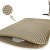Kattenbakmat - 40 X 50 Cm - Creamy White - Uitloopmat Kat - Kattenbakvulling - Opvang Ruimte - Grit Opvanger - Waterdicht - Beige - Eco-friendly - Incl. Speeltje