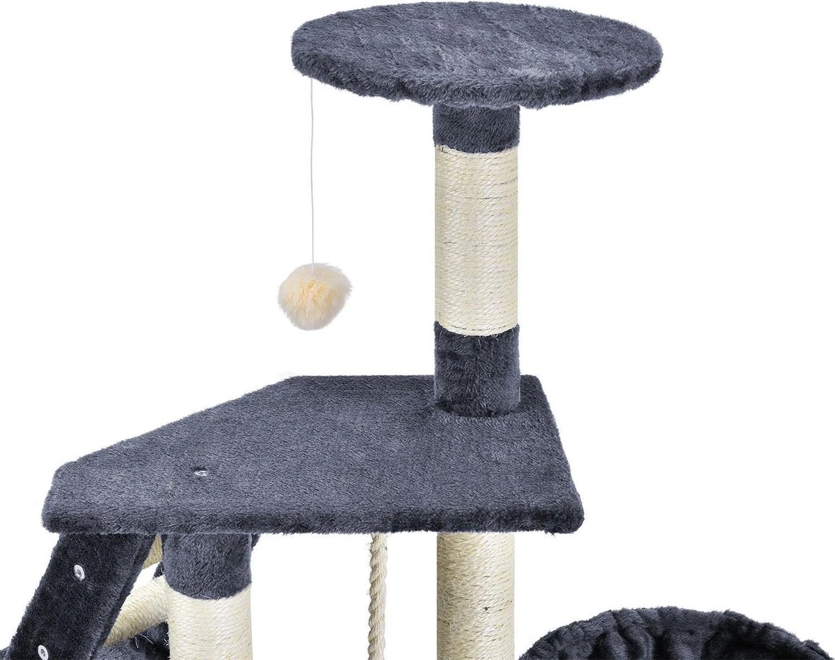 Merkloos Katten Krabpaal Buffy - 118 X 50 X 40 Cm - Grijs 6 Merkloos Katten Krabpaal Buffy - 118 X 50 X 40 Cm - Grijs - Image 4