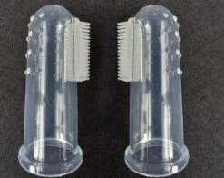 Merkloos Vinger Tandenborstel – 2 X