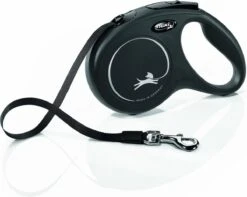 Flexi Classic Tape - Zwart - M - 5 M