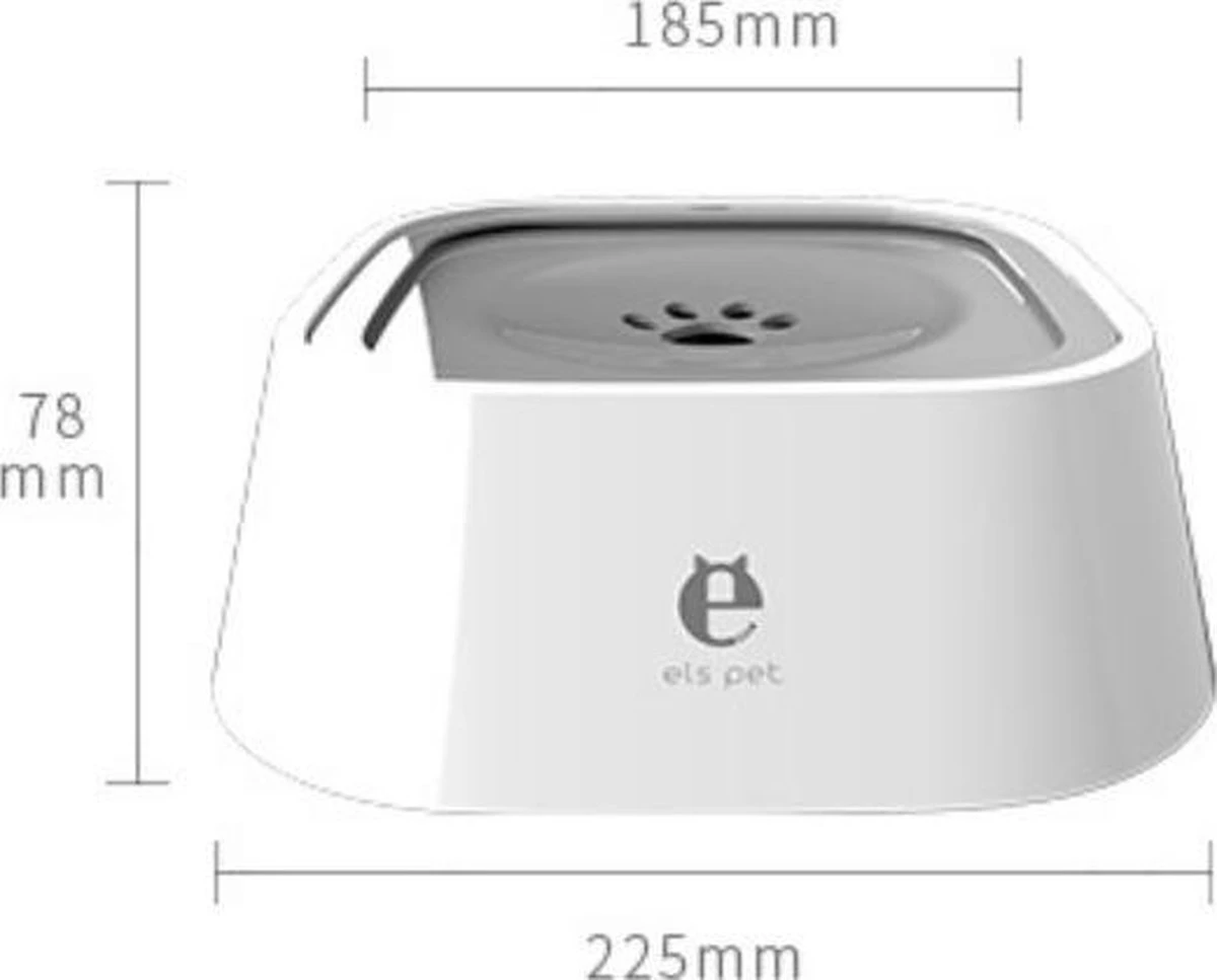 Merkloos Dogs&Co Waterbak Grijs - Drinkbak Voor Honden - Anti Knoei - Verminderd Slobberen - Onderweg - Hond - Drinkbak - Huisdier - Water Bowl 5 Merkloos Dogs&Co Waterbak Grijs - Drinkbak Voor Honden - Anti Knoei - Verminderd Slobberen - Onderweg - Hond - Drinkbak - Huisdier - Water Bowl - Image 3