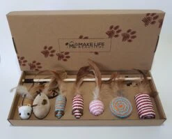 Make Life Beautiful® - Kattenspeeltjes Set - 7-delig - Kattenspeelgoed - Kattenhengel - Speelmuisjes - Kattenspeelgoed Set 20 Make Life Beautiful® - Kattenspeeltjes Set - 7-delig - Kattenspeelgoed - Kattenhengel - Speelmuisjes - Kattenspeelgoed Set -Huisdierbenodigdheden Korting 1200x968 4
