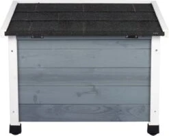 MyMax Kattenhuis - Hout - Openslaand Bitumen Dak - Kattenhuis Voor Buiten - Kattenhok - Kattenhuisje Hout - Grijs - 57*45*43CM 11 MyMax Kattenhuis - Hout - Openslaand Bitumen Dak - Kattenhuis Voor Buiten - Kattenhok - Kattenhuisje Hout - Grijs - 57*45*43CM -Huisdierbenodigdheden Korting 1200x969 5