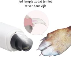 By Fredge® Elektrische Nagelvijl Voor Huisdieren - Nagel Trimmer Hond, Kat En Konijn - Nagelvijl Huisdieren - Nagel Vijl Kat - 100% Veilig - USB Oplaadbaar - Lage Vibratie En Geluid - Draadloos - Wit -Huisdierbenodigdheden Korting 1200x970 1
