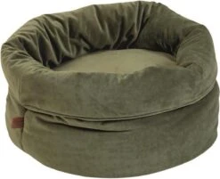 Designed By Lotte Fluco Kattenmand - Fluweel - Groen - 45x45x35 Cm -Huisdierbenodigdheden Korting 1200x976 9