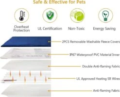Warmtemat Voor Huisdieren 12V 65x40cm -Huisdierbenodigdheden Korting 1200x977 5