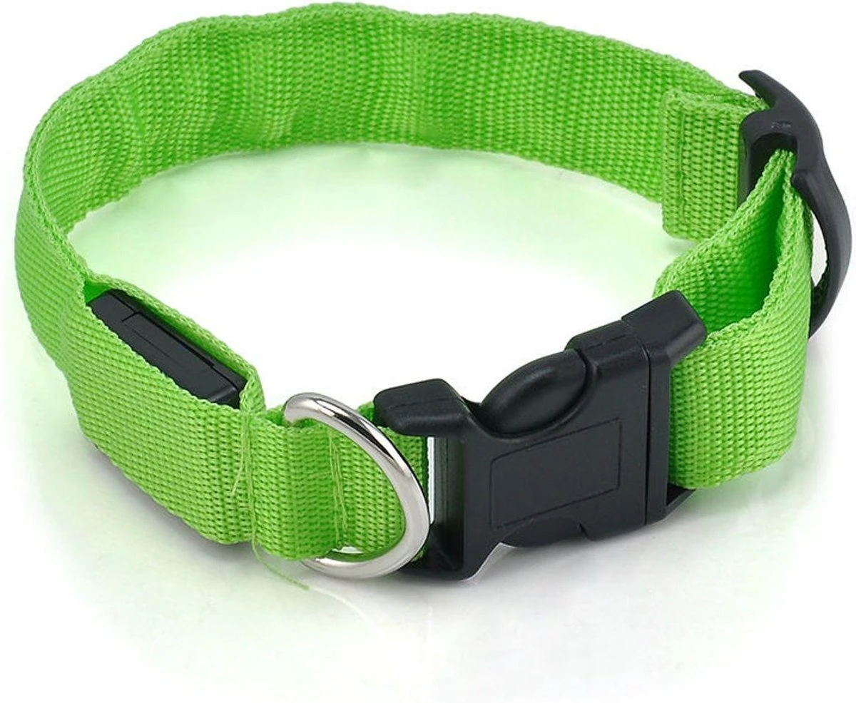 Merkloos Halsband Voor Hond Met Led Verlichting - Groen - Maat L (41-52cm) - Lichtgevende Hondenhalsband 4 Merkloos Halsband Voor Hond Met Led Verlichting - Groen - Maat L (41-52cm) - Lichtgevende Hondenhalsband - Image 2