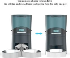 TJM PT101 Automatische Voerbak - Programmeerbaar - Kat En Hond - Dubbel -Huisdierbenodigdheden Korting 1200x991 1