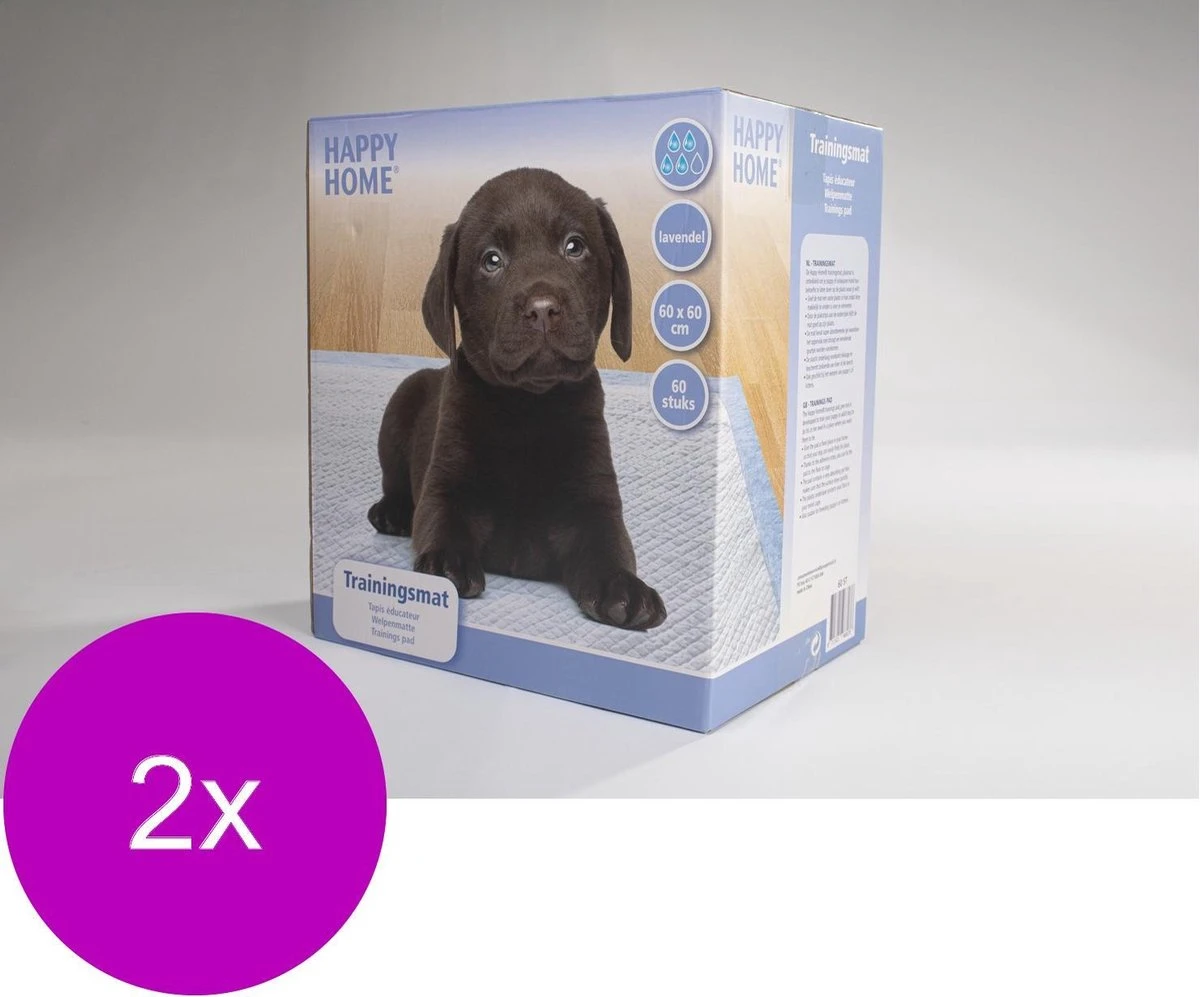 Happy Home Trainingsmat Lavendel - Zindelijkstraining - 2 X 60 Stuks - 60X60 Cm 4 Happy Home Trainingsmat Lavendel - Zindelijkstraining - 2 X 60 Stuks - 60X60 Cm - Image 2