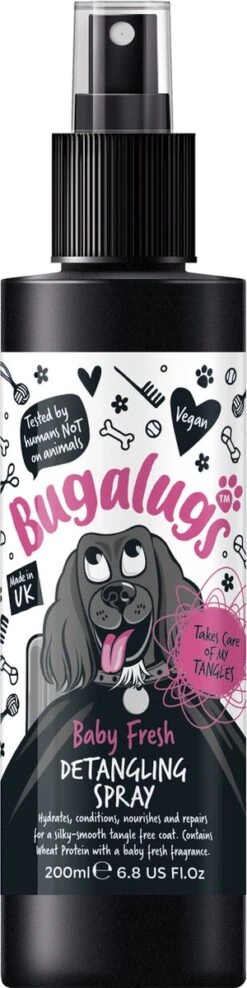 Bugalugs - Vachtverzorging Hond - Baby Fresh Gift Set - Hondenshampoo - Hondenparfum - Anti-klit Spray - 650 Ml - Kerstcadeau -Huisdierbenodigdheden Korting 300x1200 1