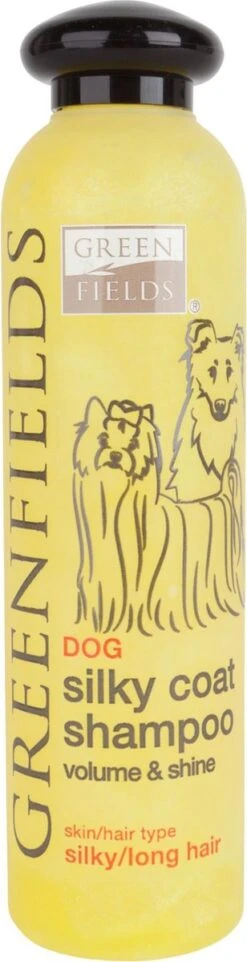 Greenfields Hondenshampoo Voor Langharige Vacht - Zorgt Voor Een Zijdezachte Glanzende Vacht - Inhoud 270 Ml - Hondenshampoo Langharige Vacht -Huisdierbenodigdheden Korting 308x1200 1