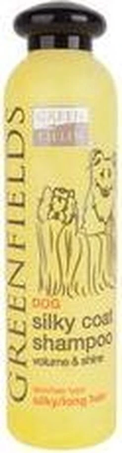 Greenfields Hondenshampoo Voor Langharige Vacht - Zorgt Voor Een Zijdezachte Glanzende Vacht - Inhoud 270 Ml - Hondenshampoo Langharige Vacht -Huisdierbenodigdheden Korting 324x1200