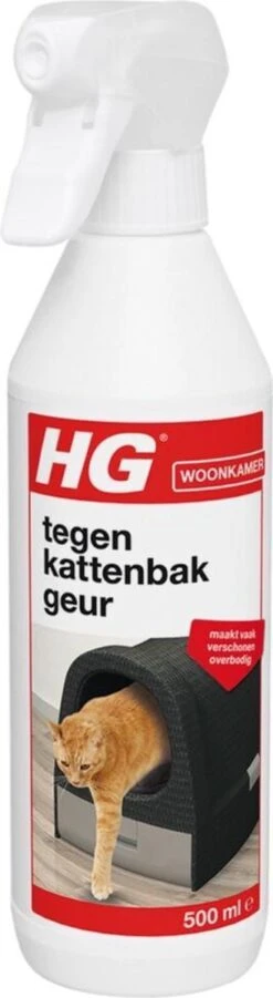 HG Tegen Kattenbakgeur - 500ml - Ongevaarlijk Voor Dier En Mens - Geurloos -Huisdierbenodigdheden Korting 329x1200 1