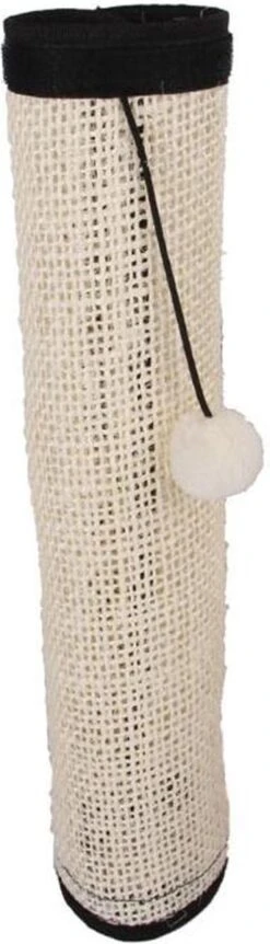 Merkloos Krabmat Voor Katten - Wit / Grijs - 117 X 23 Cm - Bankbeschermer - Krabplank Met Speelbal - Krab Lounge Voor Katten Krabplank - Krabtapijt Voor Kat -Huisdierbenodigdheden Korting 344x1200